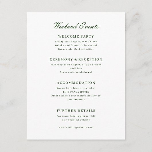 熱帯フローラモノグラ結婚ム病 エンクロージャーカード (正面)