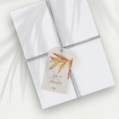 熱帯フローララヴ感謝してい結婚式の引き出物 ギフトタグ