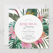 熱帯フローラリースリハーサルディナー 招待状 (正面)