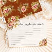 熱帯フローラヴィンテージアドバイスfor the Bride エンクロージャーカード