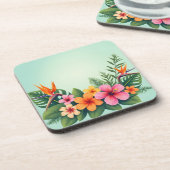 熱帯フローラ優雅さ コースター (左側)