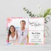 熱帯フローラ写真の保存日付 セーブザデート (スタンド正面)