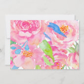 熱帯フローラ写真の保存日付 セーブザデート (裏面)