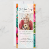 熱帯フローラ写真葬式デジタルイベント 招待状 (正面)