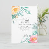 熱帯フローラ夏ブライダルシャワー 招待状 (スタンド正面)