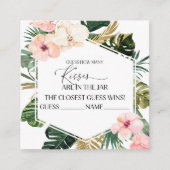 熱帯フローラ数のキスカード エンクロージャーカード (正面)