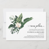 熱帯フローラ新結婚計画延期 招待状 (正面)