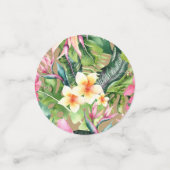 熱帯フローラ植物性葉ハワイアンパーティー コンフェッティ (スモール正面)