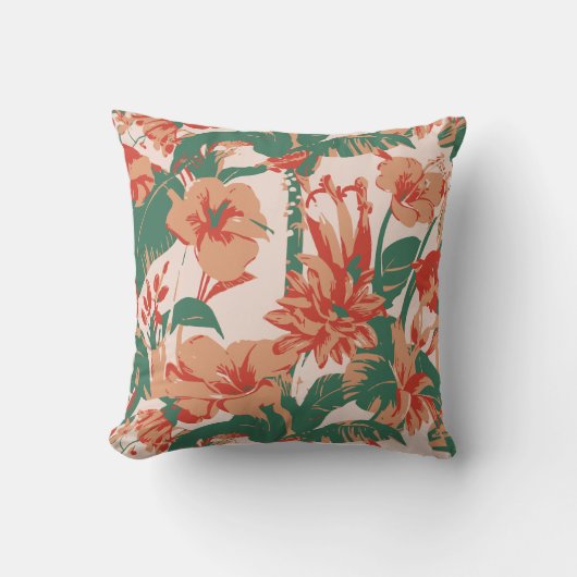 熱帯フローラ楽園 クッション (正面)