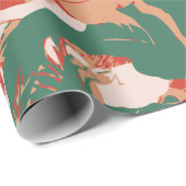 熱帯フローラ楽園 ラッピングペーパー (ロールコーナー)