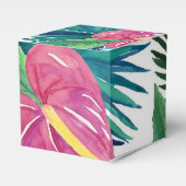熱帯フローラ水カラープリントお気に入りボックス フェイバーボックス (正面サイド)