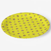 熱帯フローラ発現 ペーパープレート (アングル)