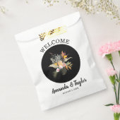 熱帯フローラ結婚の歓迎 フェイバーバッグ (封をした状態)