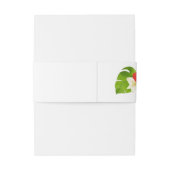 熱帯フローラ結婚の葉ID475 招待状ベリーバンド (裏面例)