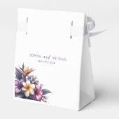 熱帯フローラ結婚の フェイバーボックス (裏面サイド)