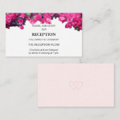 熱帯フローラ結婚ズ エンクロージャーカード (正面/裏面)