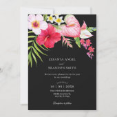 熱帯フローラ結婚ズ 招待状 (正面)