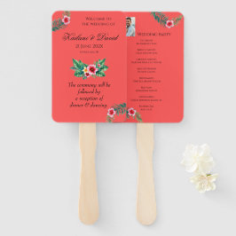 熱帯フローラ結婚テーマ ハンドファン