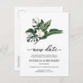 熱帯フローラ結婚延期新期日 ポストカード (正面/裏面)