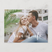 熱帯フローラ結婚式の保存日付ID475 案内ポストカード (正面)