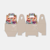 熱帯フローラ結婚式の引き出物箱 フェイバーボックス (折り畳みなし)