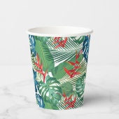熱帯フローラ緑 紙コップ (裏面)