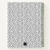 熱帯フローラ葉の良い雰囲気のみ ノートブック (裏面)