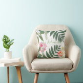 熱帯フローラ装飾用クッション クッション (椅子)