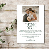 熱帯フローラ2フォトビーチ結婚式 サンキューカード