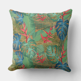 熱帯フローラ アウトドアクッション