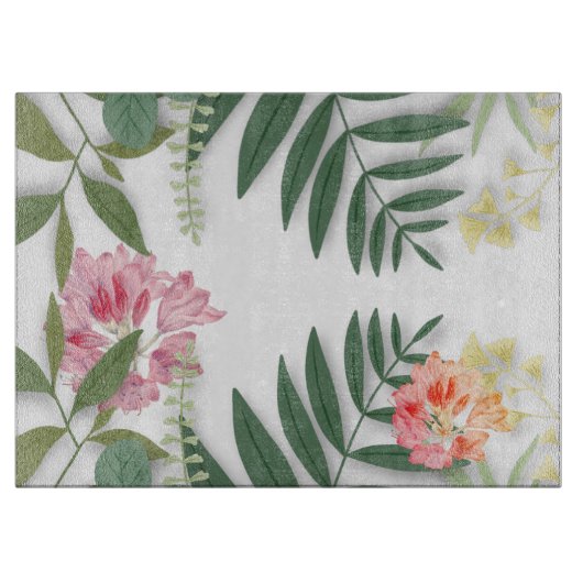 熱帯フローラ カッティングボード (正面)