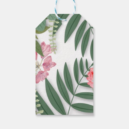 熱帯フローラ ギフトタグ (裏面)