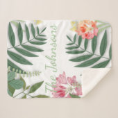 熱帯フローラ シェルパブランケット (正面(横))