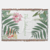 熱帯フローラ スローブランケット (正面)