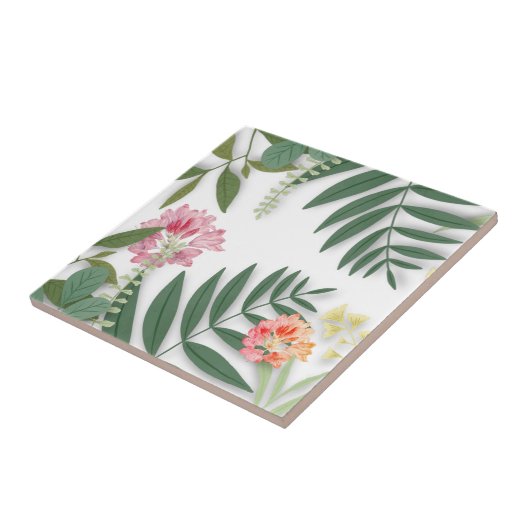 熱帯フローラ  タイル (側面)