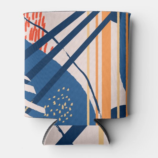 熱帯フローラ:モダンヘッダー 缶クーラー (正面)