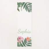 熱帯フローラ ヨガマット (正面)