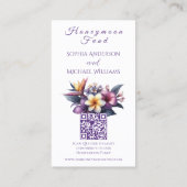 熱帯フローラ – レジストリ – ハネムーン 名刺 (裏面)