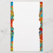 熱帯フローラ 便箋 (正面)