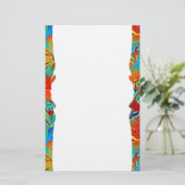 熱帯フローラ 便箋 (スタンド正面)