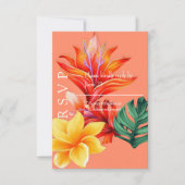 熱帯フローラ 出欠カード (正面)