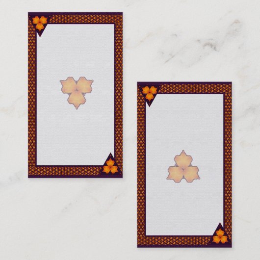 熱帯フローラ 名刺 (正面/裏面)