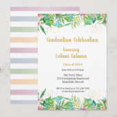 熱帯フローラ 招待状 (正面/裏面)