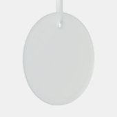 熱帯フローラ:暗いトレンディー ガラスオーナメント (正面右)