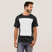 熱帯フローラ:暗いトレンディー Tシャツ (正面フル)