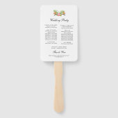 熱帯フローラ・緑庭園の結婚式計画 ハンドファン (裏面)