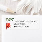 熱帯フローラ、自然色、モダンラベル ラベル (インサイチュ)