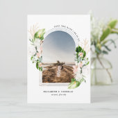 熱帯フローラ | Boho日付を保存 セーブザデート (スタンド正面)