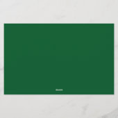 熱帯ブライダルシャワーアドバイスと願い 便箋 (裏面)