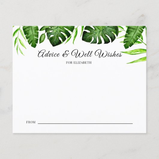 熱帯ブライダルシャワーアドバイスウェルウィーズ結婚ズ (正面)